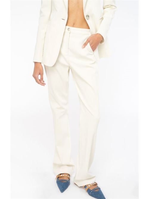 Flared trousers in stretch cotton tricotine Pinko | 103276-A1P9.N96